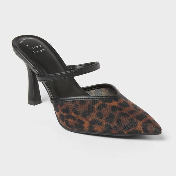 A New Day Shoes - A New Day - Women’s Sonia Heels with Memory Foam Insole – A Ne Light Brown